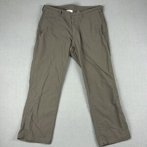 Clothing Arts P^Cubed‎ Pick-Pocket Proof Travel Pants Mens 36 Brown Nylon